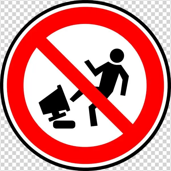 How To Set Use Do Not Damage Your Computer Clipart