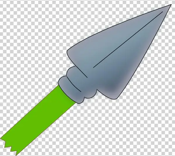 How To Set Use Green Spear Clipart