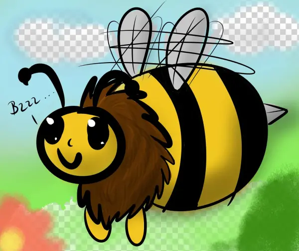 I Don't Really Love Drawing Bees - Cartoon