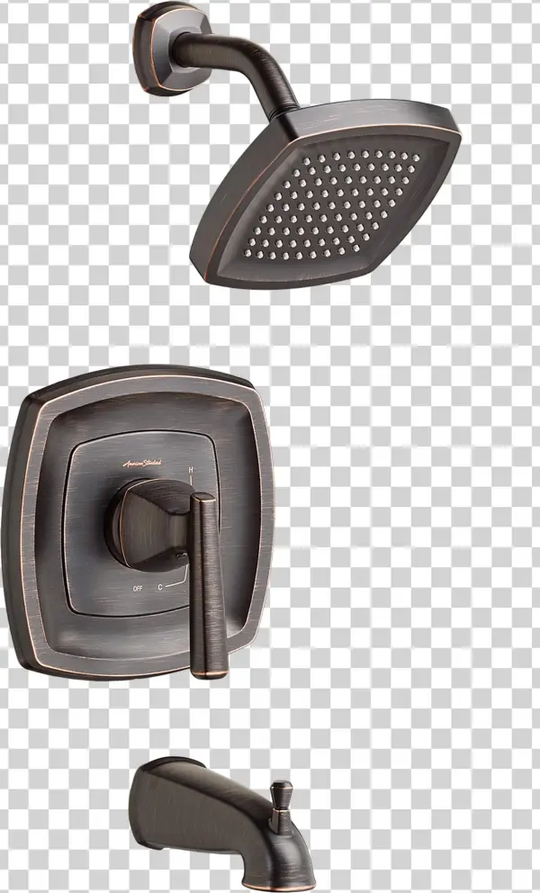 Kirkdale Bathtub Faucet & Shower Head - American Standard T018.502.278 Edgemere Shower Trim