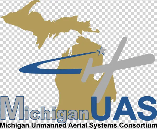 Michigan Unmanned Aerial Systems Consortium - Michigan Map Vector