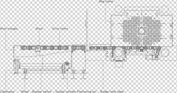 Mold Changer 30000 Structure E - Drawing