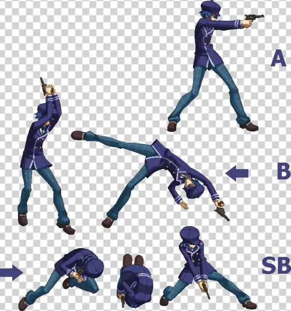 P4arena Naoto Aim - P4 Arena Naoto