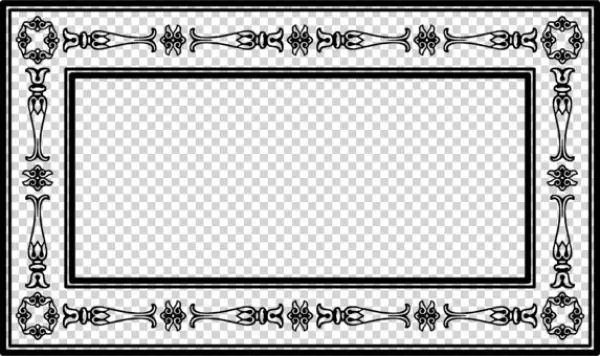 Picture Frames Line Art Color Tile Flower