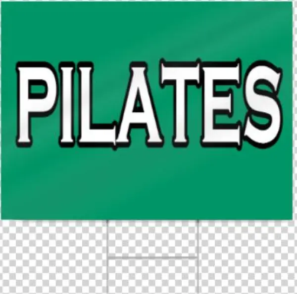Pilates Sign Signstoyoum - Graphic Design