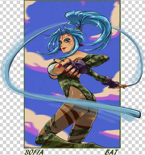 Sofia From Toshinden Gahq Tribute, Sofia Toshinden - Cartoon