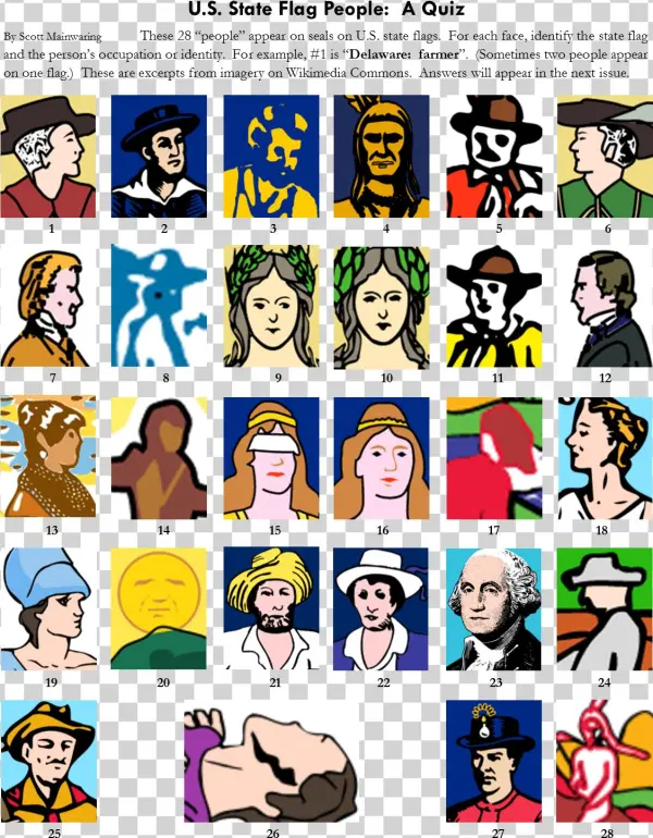 State Flag People - State Of Washington