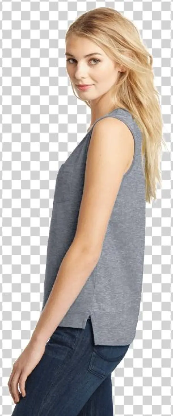 Summer Clothes For Women Png Image - District Dt4301 - District Juniors Vintage Wash Muscle