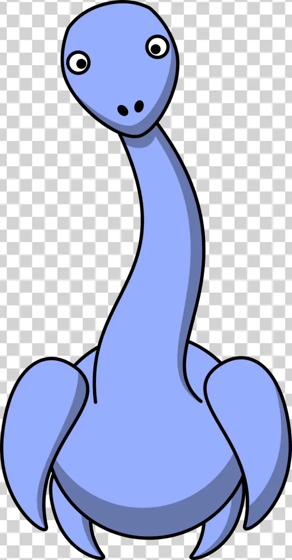 This Free Icons Png Design Of Cartoon Plesiosaur