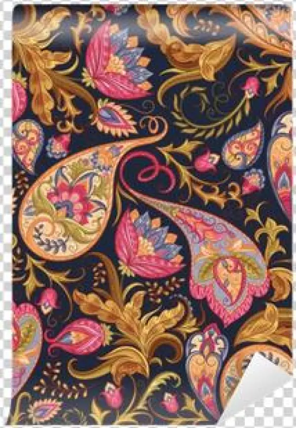 Cute Paisley Pattern 2017-18 Monthly Calendar: 17 Month
