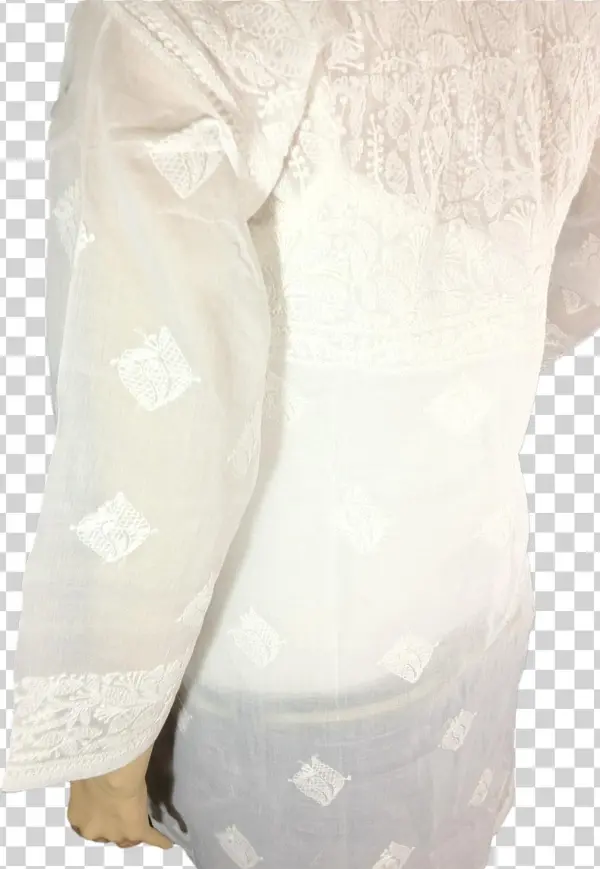 Http - //www - Chikirpolo - Kurti Fwnctnwht003676 Backsideviewleft