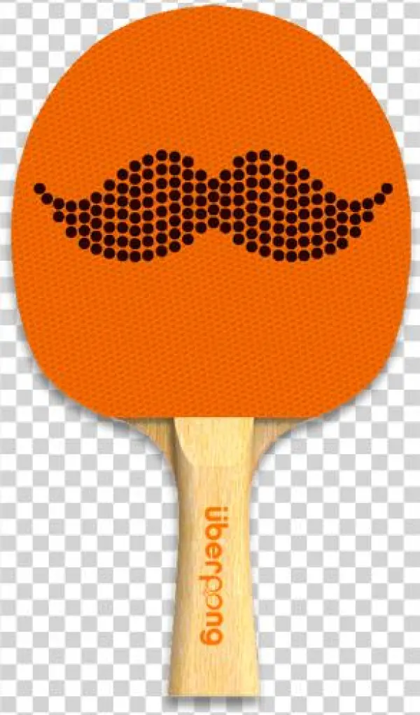 Movember Mustache Ping Pong Paddle - .africa