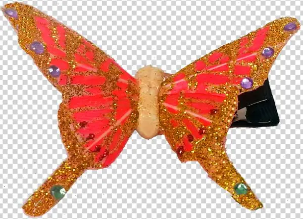 Pink & Gold Clip - Gold