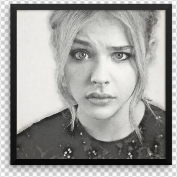 Quizzicalmoretz Mockup Wall Original - Chloë Grace Moretz