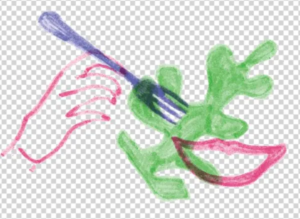 Recess Eat Your Greens - Child Art