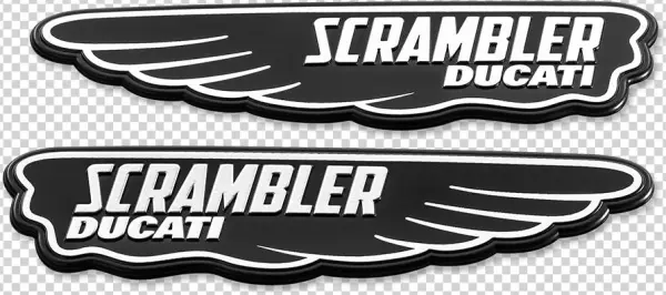 Set Of Scrambler Classic Logos