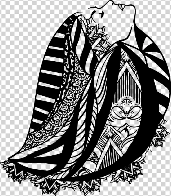 This Free Icons Png Design Of Woman With Detailed Hair