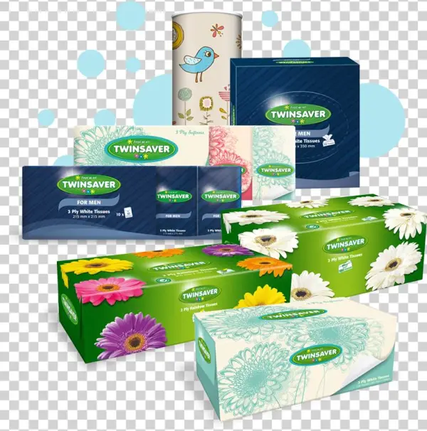 Twinsaver Facial Tissue Range - Twin Saver
