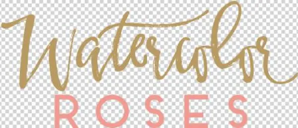 Watercolor Roses - Calligraphy