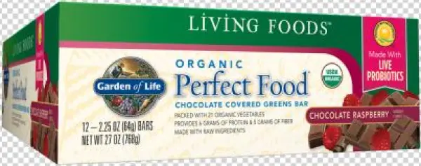 12 Bars - Garden Of Life - Perfect Food Greens Bars Box Chocolate