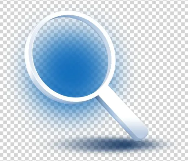 3d White Magnify Glass Featuredcontent - Finance