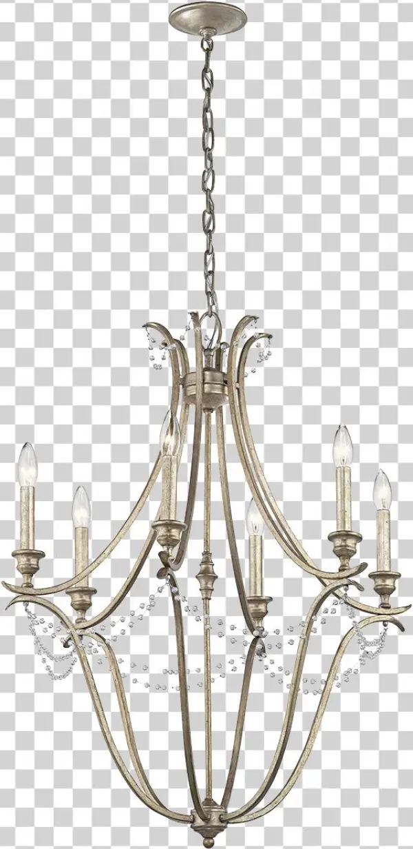 Abellona 6 Light Chandelier - Kichler Lighting-43608sgd-abellona - Six Light Chandelier