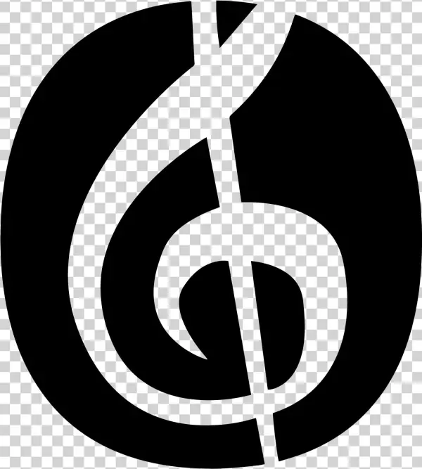 Choral & Orchestral Society Logo - Clef