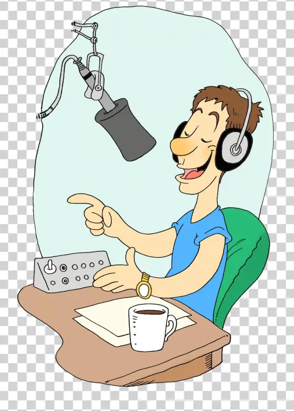 Get Yourself On The Airwaves Join A Team Who Will Be - Cartoon