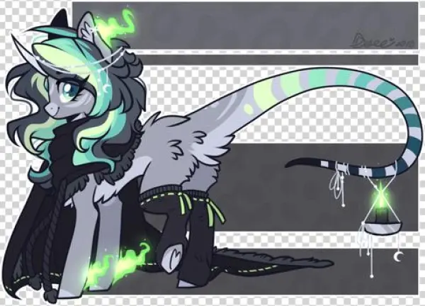 Green Flame Luceprima Pony By D-dyee - Pony