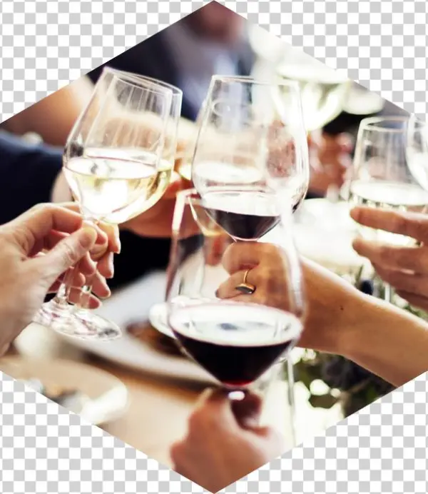 Hens & Bucks Parties - Orang Minum Anggur Merah