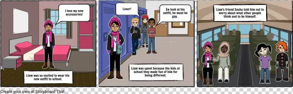 Liam's New Outfit - Cartoon