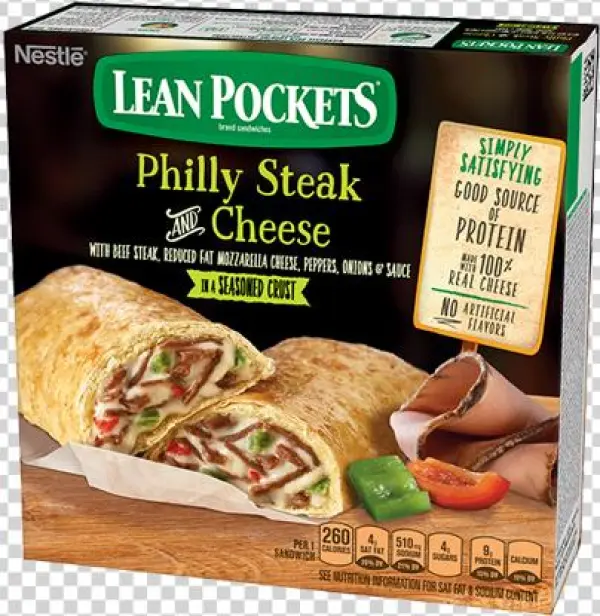 Philly Steak &amp - Lean Pockets Frozen Sandwiches Philly Steak And Cheese