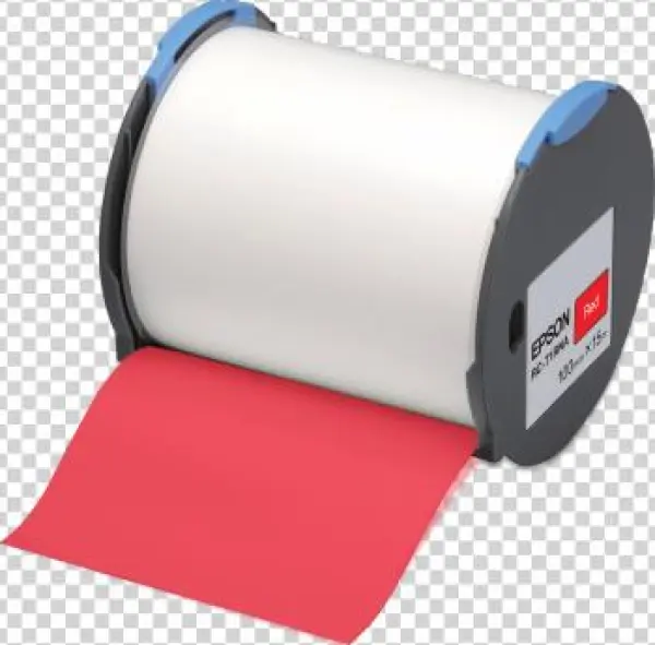 Rc-t1rna 100mm Red Tape - Epson Rc-t1gna Plastic Tape - 1 Roll(s)