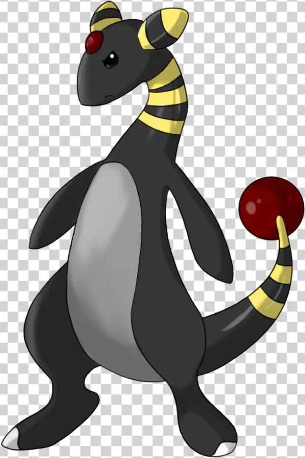 Rylis The Melanistic Ampharos - Cartoon