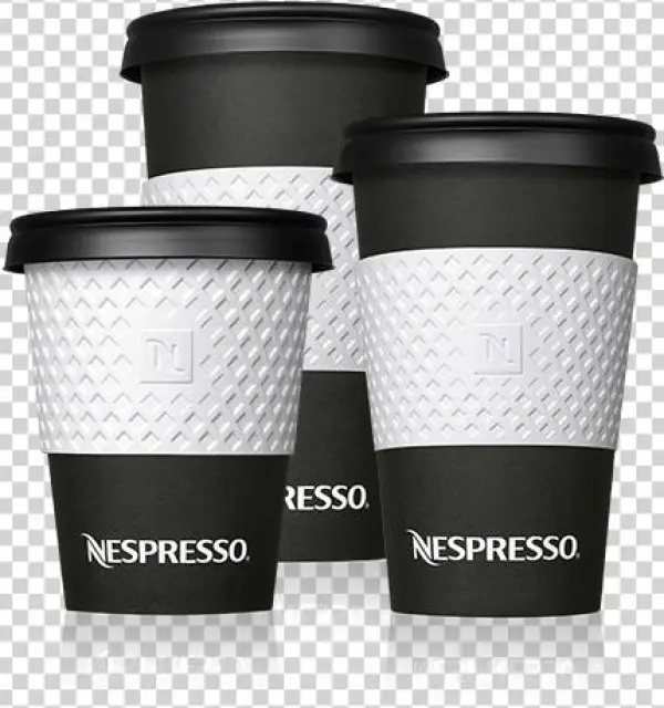 Sleeves For On The Go Paper Cups - Nespresso Professional Espresso Decaffeinato - 50 Kapseln