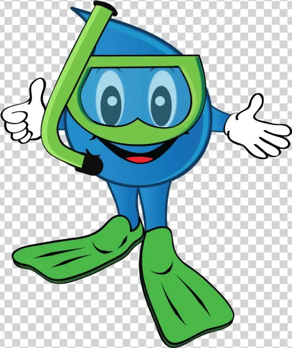 Swimming-schoolmascot 1 200×1 000 Pixels - Design