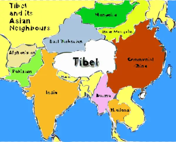 This Free Icons Png Design Of Tibet Map