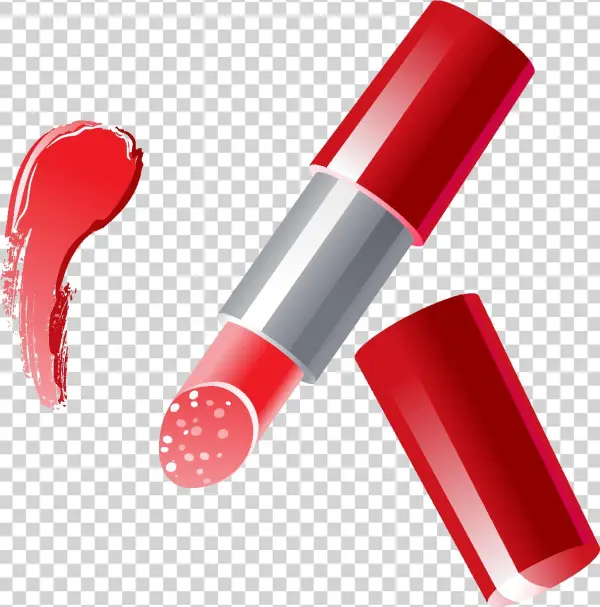 Vector Red Lipstick Element - Аксессуары Женские Красные Png