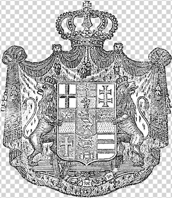 Wappen Kurhessen 1843 - Illustration