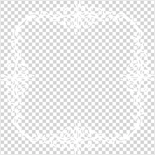 White Circle Frame Png