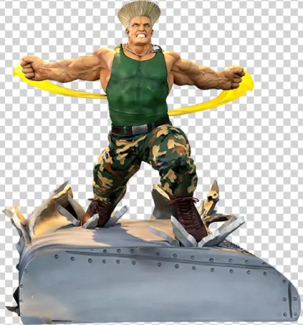 59" Street Fighter Diorama Guile - Guile
