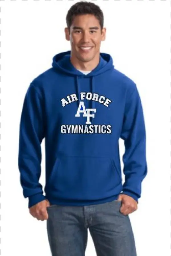 Af Gymnastics Distressed - Sport-tek Men's Front Pouch Pocket Pullover Hooded