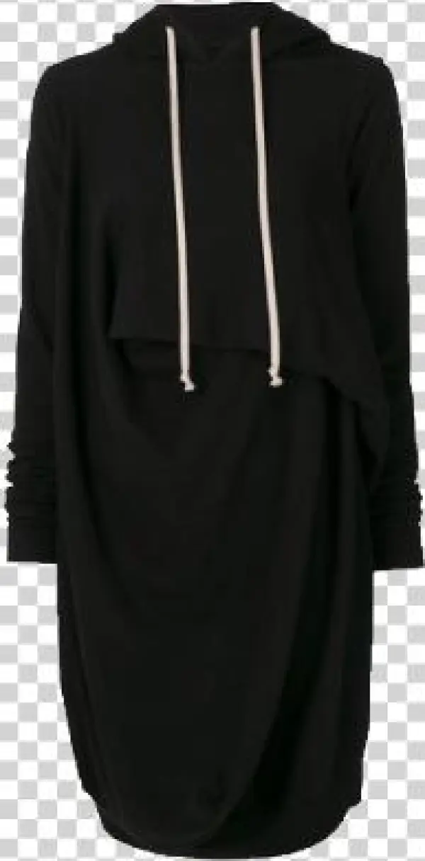 Asymmetric Oversized Hoodie - Dress