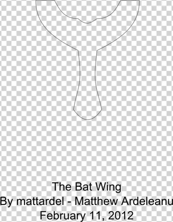 Bat Wing - Line Art