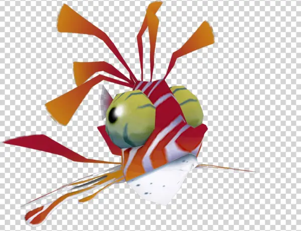 Crash Bandicoot The Wrath Of Cortex Lionfish - Lionfish