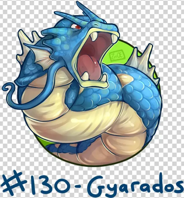 Gyarados - Digital Art