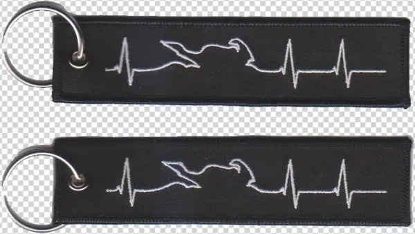 Keychain - Flatline - Motorcycle