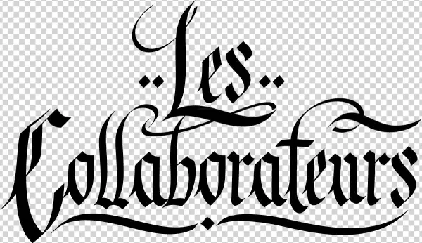Les Collaborateurs - Calligraphy