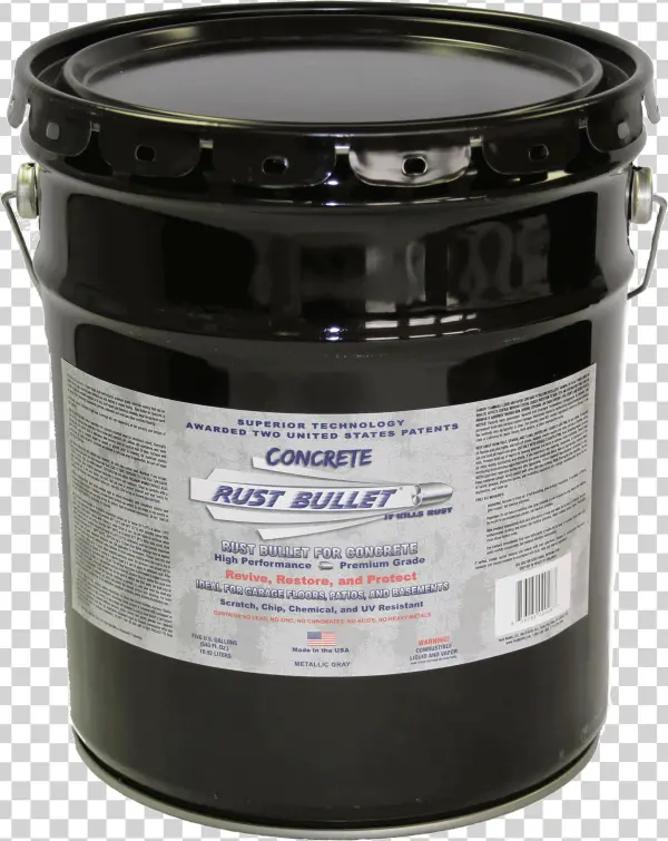 More Views - Rust Bullet For Concrete, Protective Floor Coating,