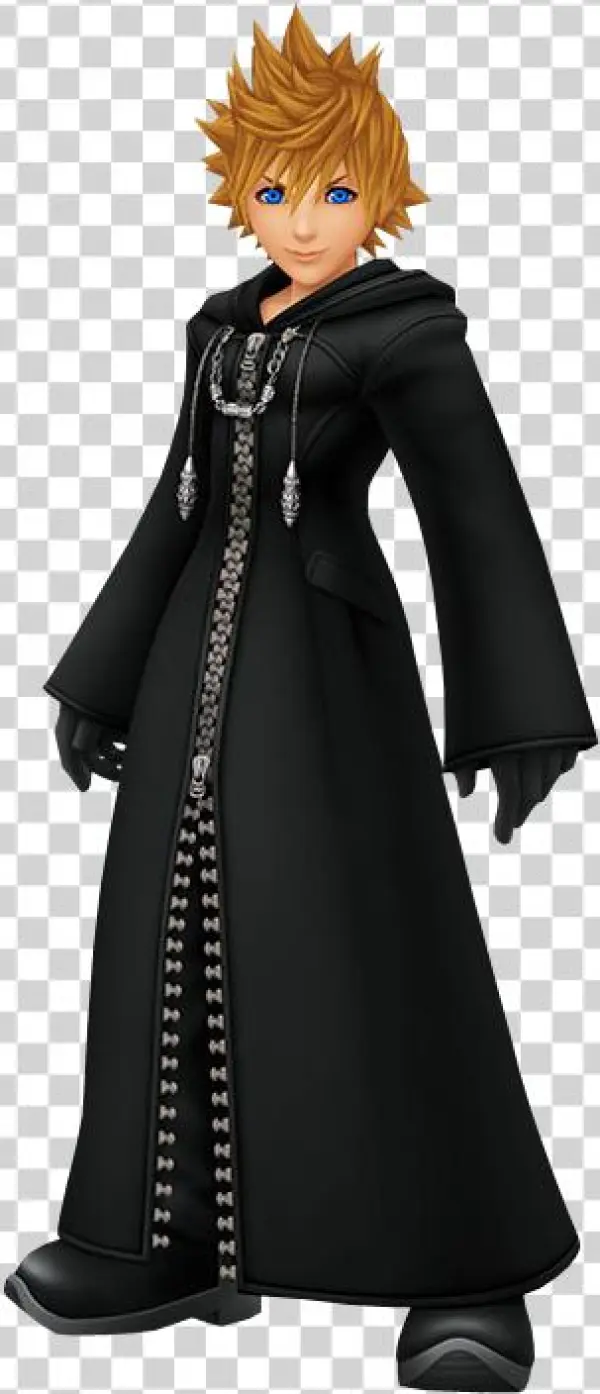 Roxas Khhd - Kingdom Hearts Organization Xiii Roxas Cosplay Costume